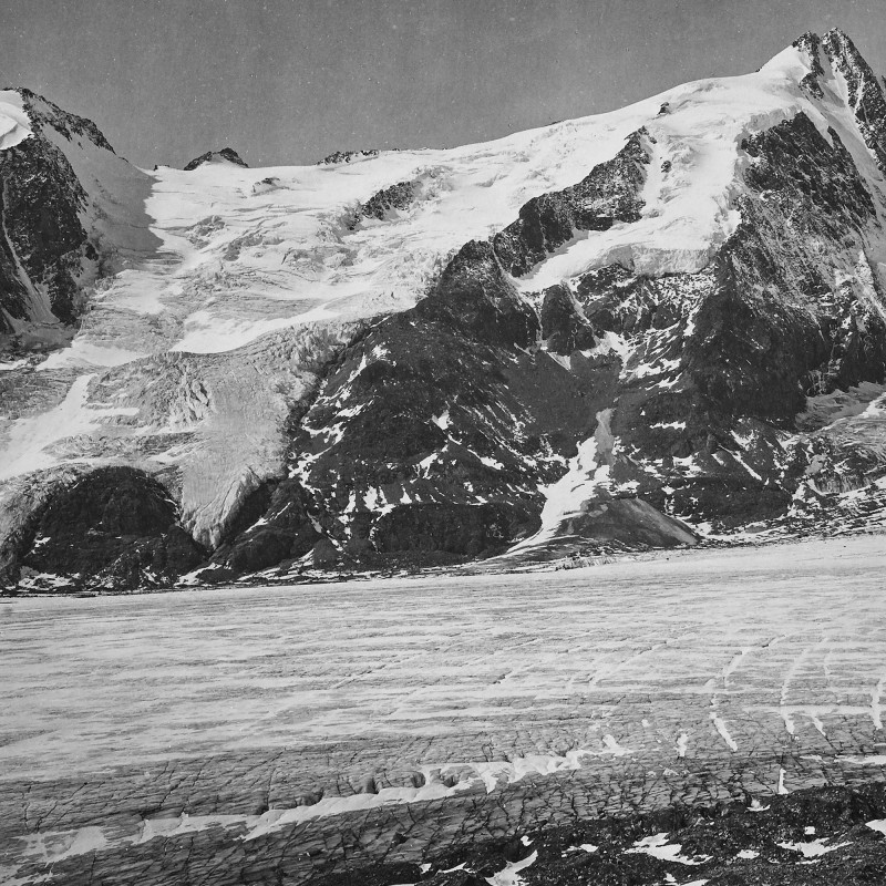 Pasterze mit Grossglockner um 1890 © ETH-Bibliothek Zürich, Bildarchiv