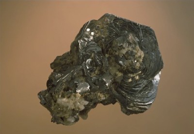 : Hematite ("Iron rose") - St. Gotthard, Switzerland. Size of specimen: 9 x 6 cm, cat. no. A.h. 953.